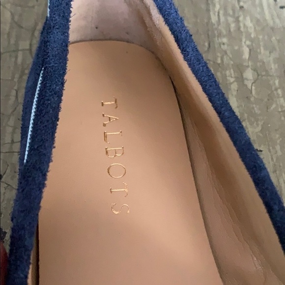TALBOTS Indigo Blue Everson Novelty Mocassins - Picture 12 of 12